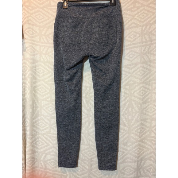 Athleta Herringbone Ponte Knit Pants Medium Career Commuter Stretch - Picture 6 of 8